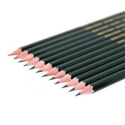 正品得力 高级 木头 铅笔 高级石墨铅芯结晶制