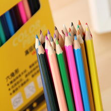 24色彩色铅笔套装 学生文具用品 韩国创意文具批发 学生奖品批发